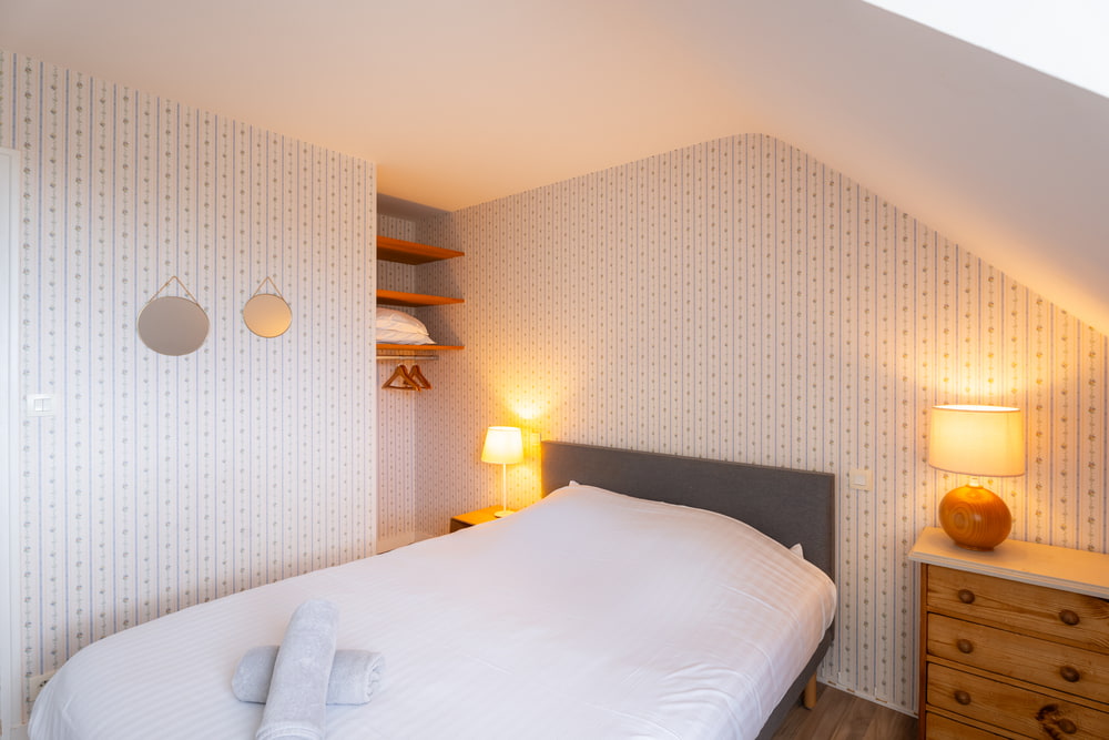 Gite Le Pressoir chambre double à l'étage