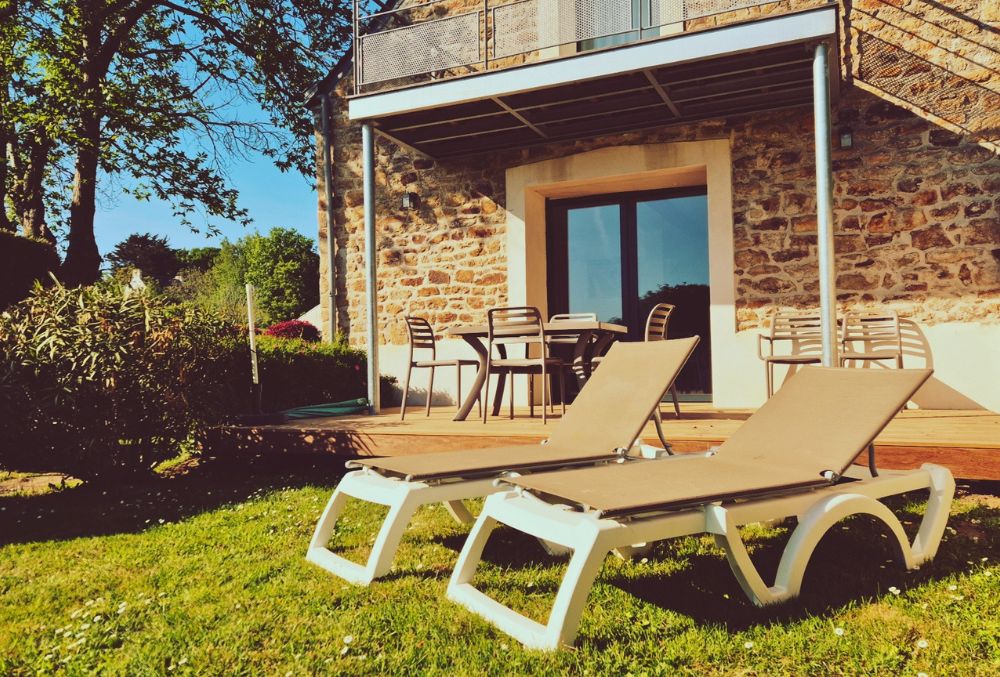 Grande terrasse orientée plein sud