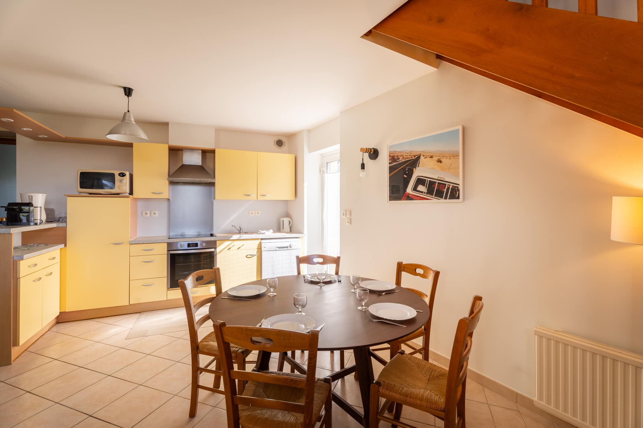 Gite L'Ecurie coin repas